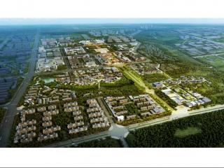 运城新绛县城新城中轴线城市设计